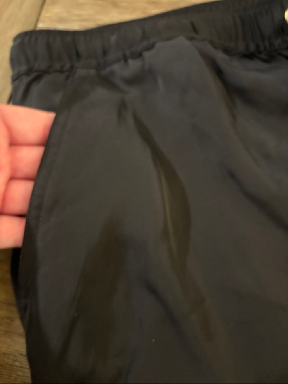 NWT [Tommy Bahama] Black Tencel Satin Drawstring Wide-Leg Pants Women’s XL - Picture 6 of 12